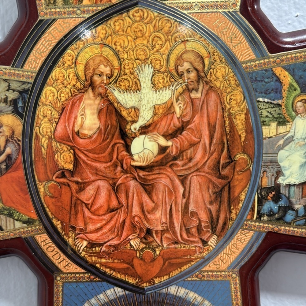 Red and Orange Byzantine Art Wall Decor - Picture 4 of 4